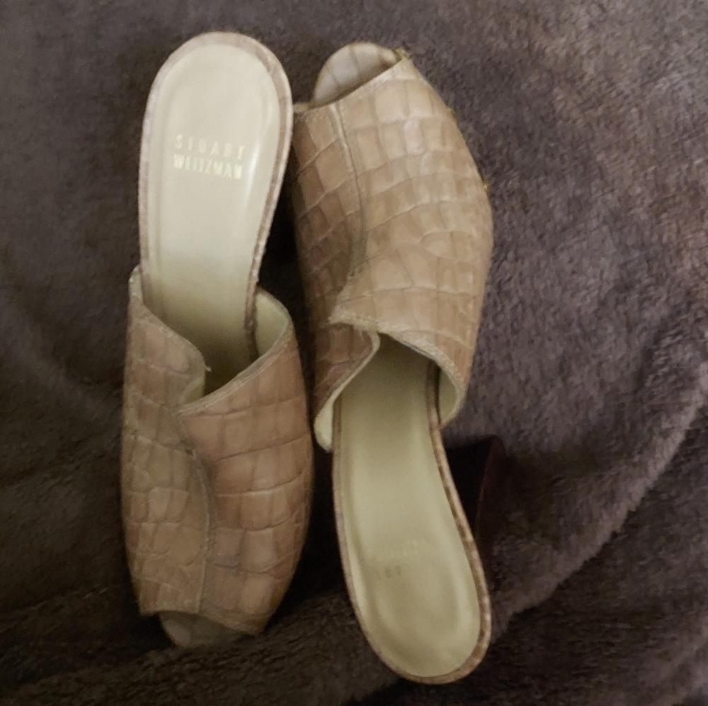 Pair of high heels  barely worn